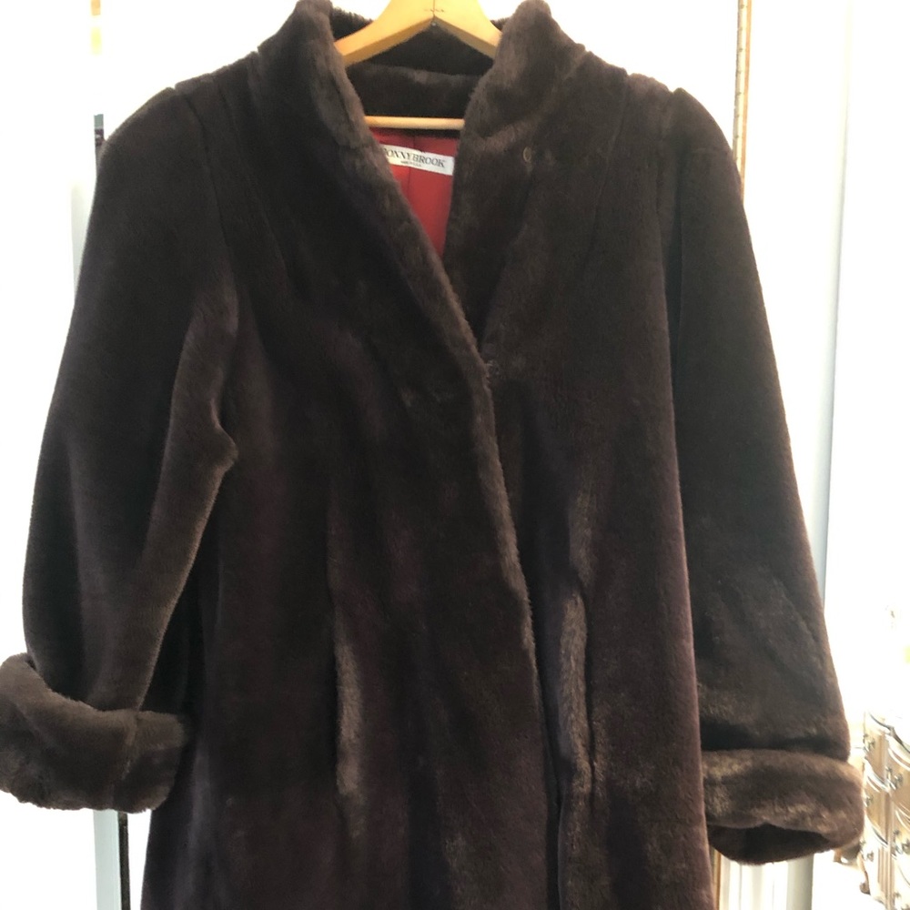 Like new.  Worn 2x.     Donnybrook Faux Fur Coat